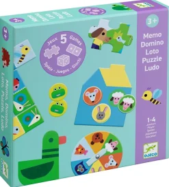 Spil - 5-i-1 - At The Farm>Djeco Outlet