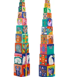 Stabelkasser - 10 stk. - Vilde Dyr>Djeco Discount