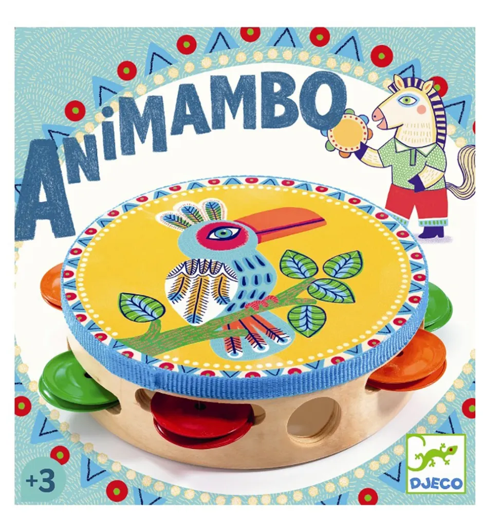 Tamburin - Multifarvet>Djeco New