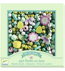 Træperler - 450 stk. - Blomster og Planter>Djeco New