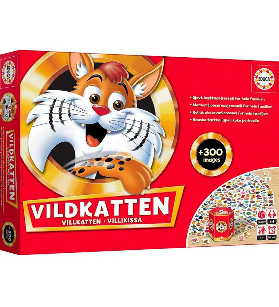 Brætspil - Vildkatten Classic 300>Educa Online