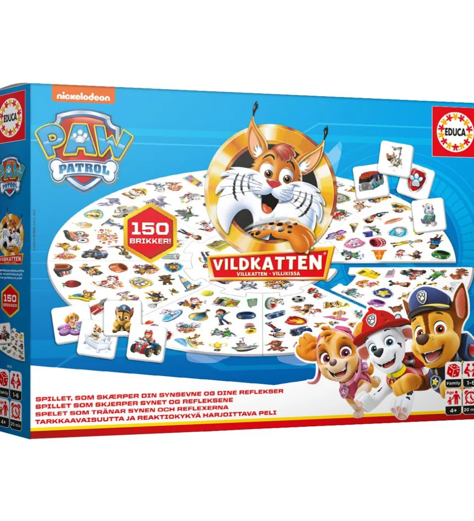 Brætspil - Vildkatten Paw Patrol>Educa New