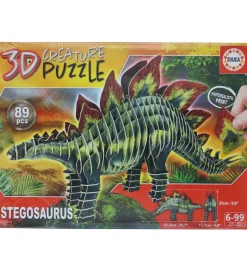 3D-Puslespil - Stegosaurus - 89 Brikker>Educa Online