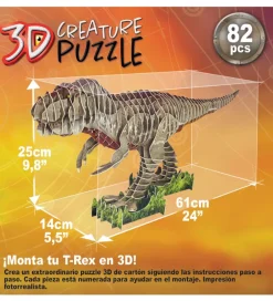 3D-Puslespil - T-Rex - 82 Brikker>Educa Clearance