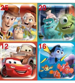 Puslespil - 4 forskellige - Disney Pixar>Educa Hot