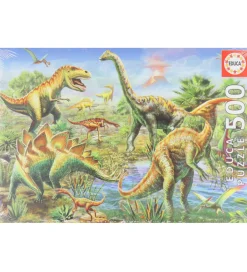 Puslespil - 500 Brikker - Jurassic Playground>Educa Online