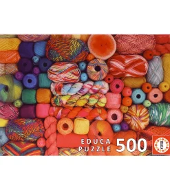 Puslespil - 500 Brikker - Yarn>Educa Best