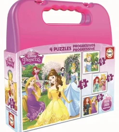 Puslespil - 4 Forskellige - Disney Princess>Educa Best