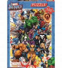 Puslespil - Marvel Heroes - 48x34 cm - 500 Brikker>Educa Online
