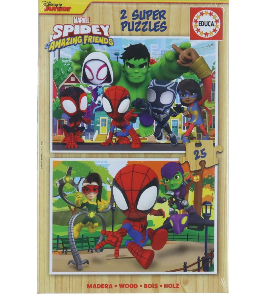 Puslespil - Marvel Spidey - 2x25 Brikker>Educa New