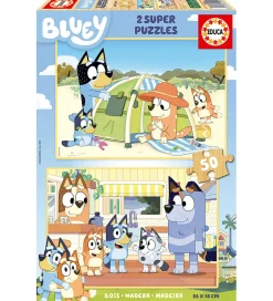 Puslespil - 2x50 Brikker - Bluey>Educa Best