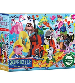 Puslespil - 20 Brikker - 28x38 cm - Bandet Spiller>Eeboo New