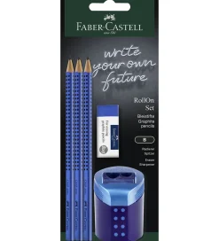 Blyantsæt - Roll On - 5 Dele - Sky Blue>Faber-Castell Best