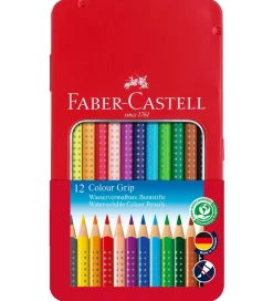Farveblyanter - Grip - Akvarel - 12 stk - Multi>Faber-Castell Best