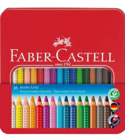 Farveblyanter - Jumbo Grip - Akvarel - 16 stk - Mu>Faber-Castell Best