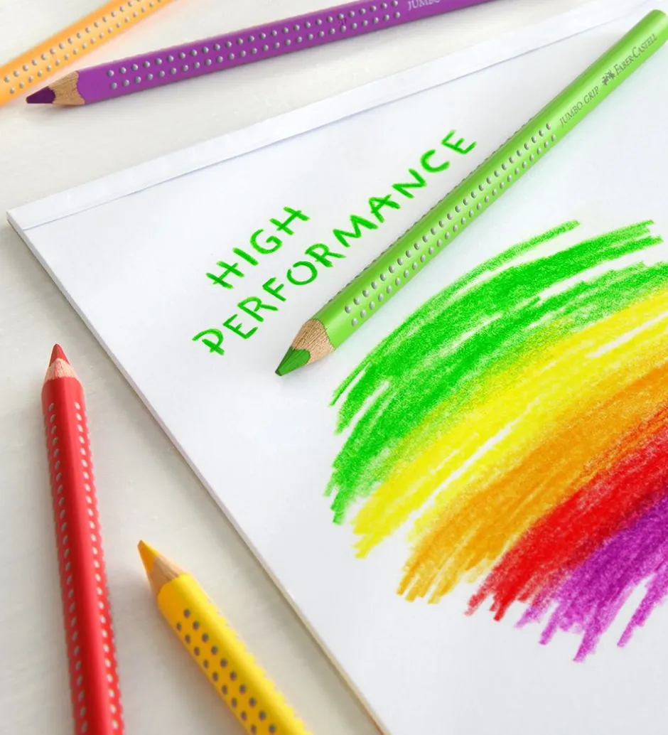 Farveblyanter - Jumbo Grip - Akvarel - 16 stk - Mu>Faber-Castell Best