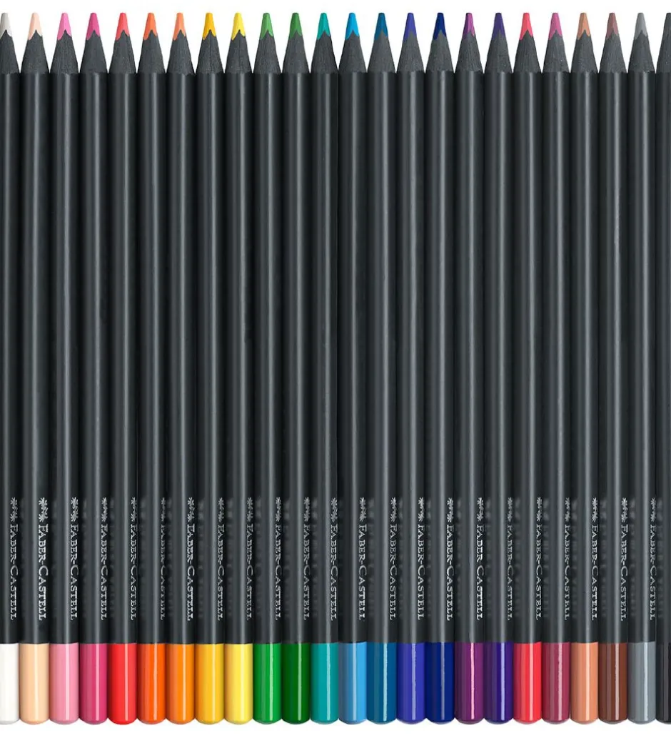 Farveblyanter - 24 stk. - Trekantet - Multi>Faber-Castell Outlet
