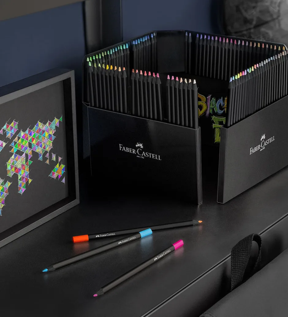 Farveblyanter - Trekantet - Black Edition - 100 St>Faber-Castell Online