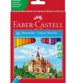Farveblyanter - Slot - 36 stk - M>Faber-Castell Hot