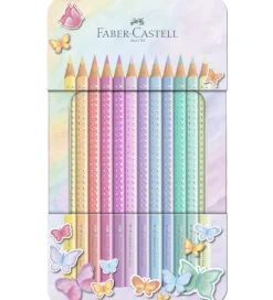 Farveblyanter - Grip - 12 stk - Pastel>Faber-Castell Hot