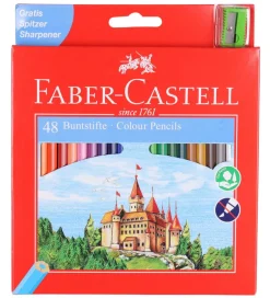 Farveblyanter - Slot - 48 stk - Multifarvet>Faber-Castell Discount