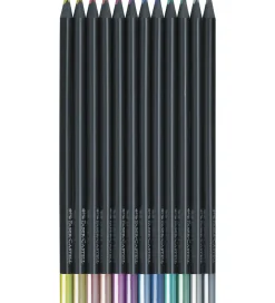 Farveblyanter - 12 stk. - Metallic>Faber-Castell Clearance