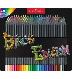 Farveblyanter - Trekantet - Black Edition - 100 St>Faber-Castell Outlet