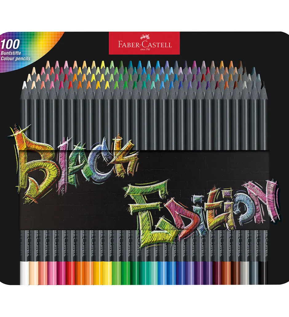 Farveblyanter - Trekantet - Black Edition - 100 St>Faber-Castell Outlet