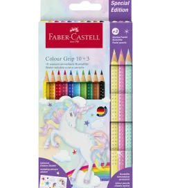 Farveblyanter - Trekantet - Grip Unicorn - 10+3 st>Faber-Castell Best
