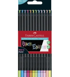 Farveblyanter - Trekantet - 12 stk - Neon/Pastel>Faber-Castell Hot