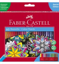 Farveblyanter - 60 stk - Multi>Faber-Castell Hot