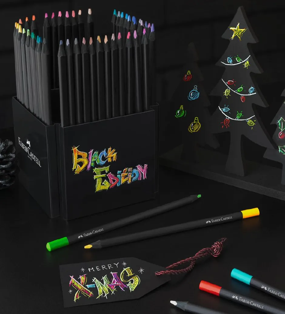 Farveblyanter - 50 stk. - Trekantet - Multi>Faber-Castell New