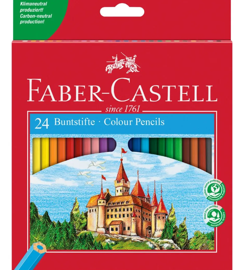 Farveblyanter - Slot - 24 stk - Multifarvet>Faber-Castell Hot