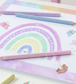 Farveblyanter - Trekantet - Jumbo Grip - 5 stk. ->Faber-Castell Online