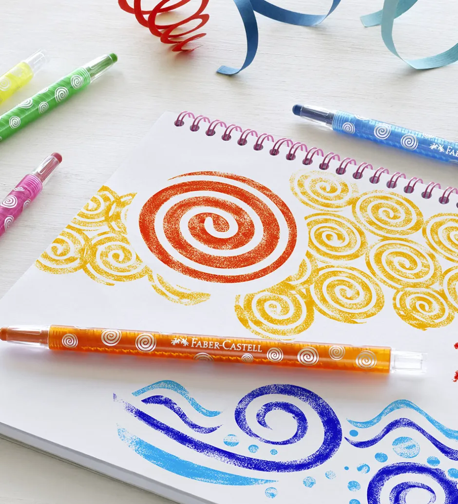 Farvekridt - Twistable - 12 stk>Faber-Castell Online