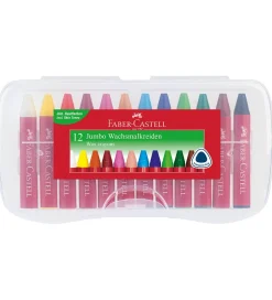 Farvekridt - 12 stk - Jumbo - Multi>Faber-Castell Online