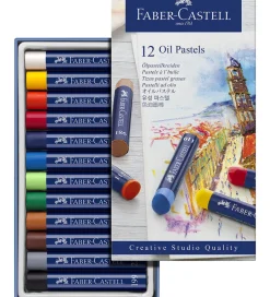 Fedtfarver - 12 stk>Faber-Castell New