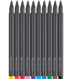 Fineliner - Grip - 10 stk - Multifarvet>Faber-Castell Online