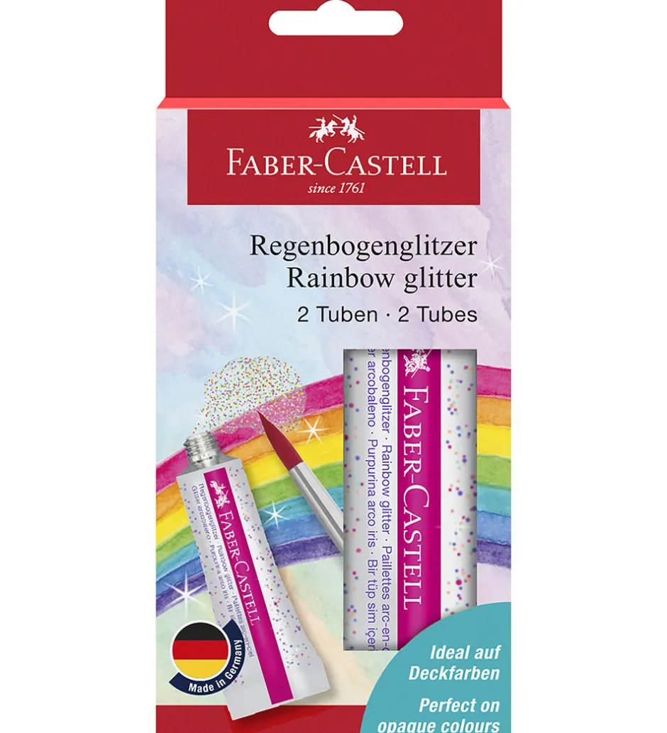 Glitter Tuber - 2 stk. - Rainbow>Faber-Castell Hot