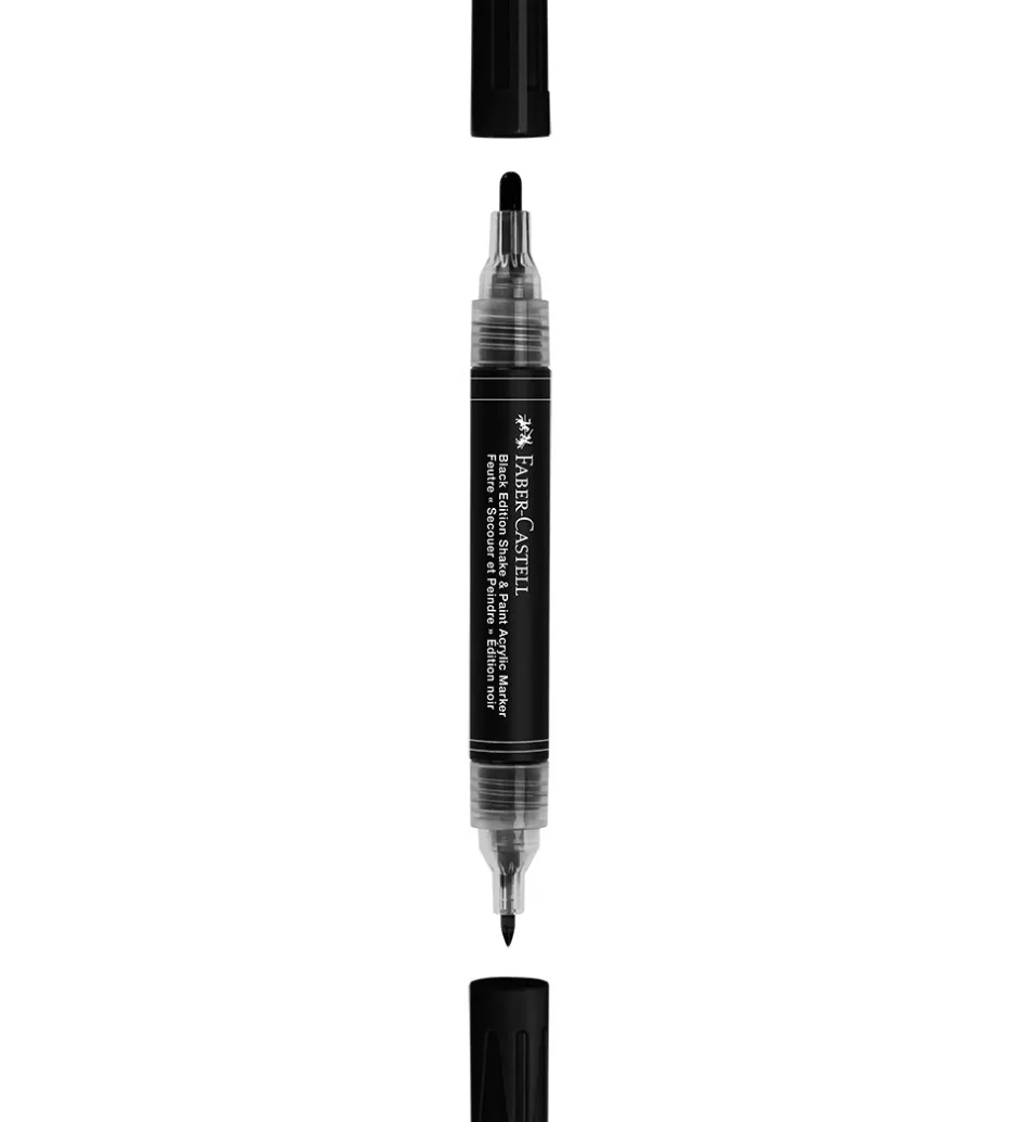 Tusch - Shake & Paint Acrylic - Sort>Faber-Castell Sale