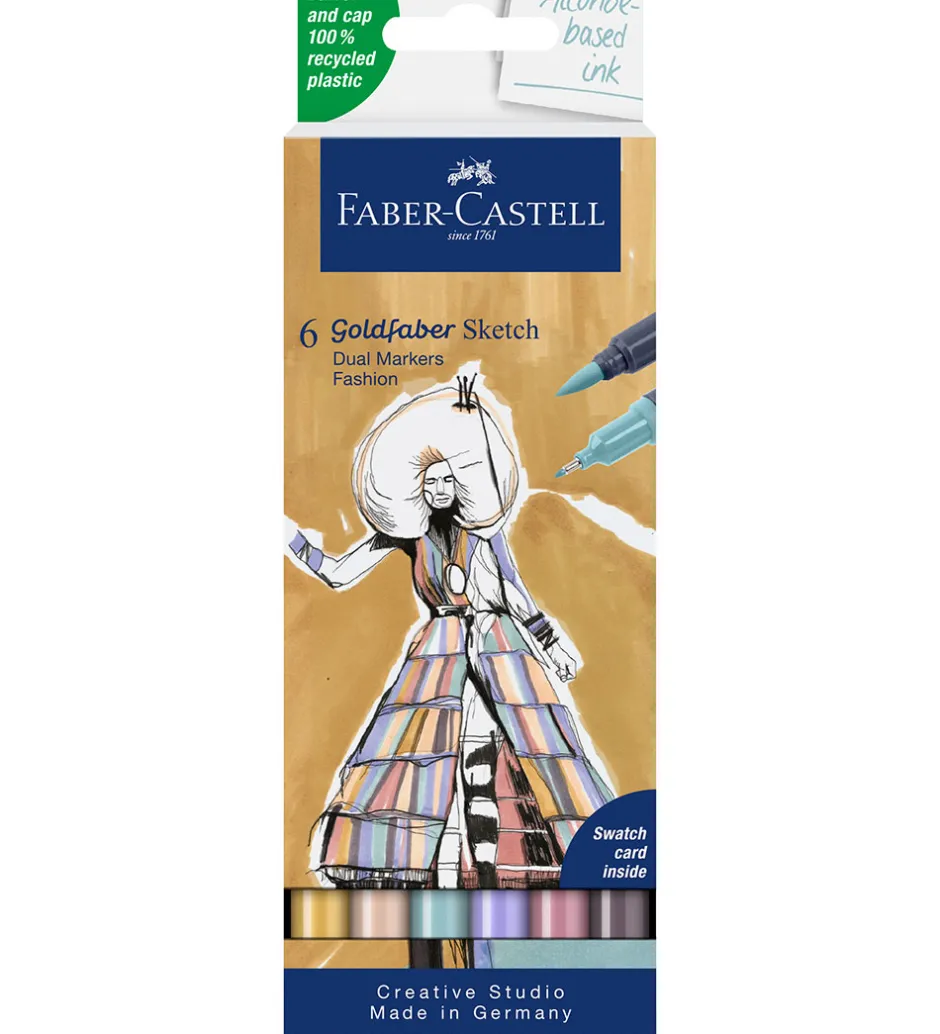 Tuscher - 6 Stk. - Goldfaber Sketch - Fashion>Faber-Castell Sale