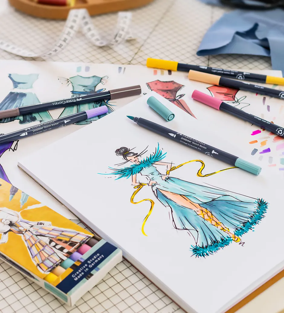Tuscher - 6 Stk. - Goldfaber Sketch - Fashion>Faber-Castell Sale