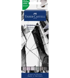 Tuscher - 6 stk. - Grå>Faber-Castell Sale