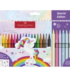 Tuscher - 24 stk. - Unicorn Pastel>Faber-Castell Best