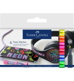 Tuscher - 6 stk. - Neon>Faber-Castell Online