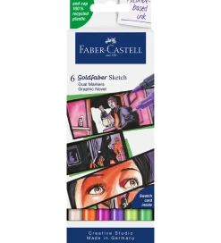 Tuscher - 6 Stk. - Goldfaber Sketch - Graphic Nove>Faber-Castell New