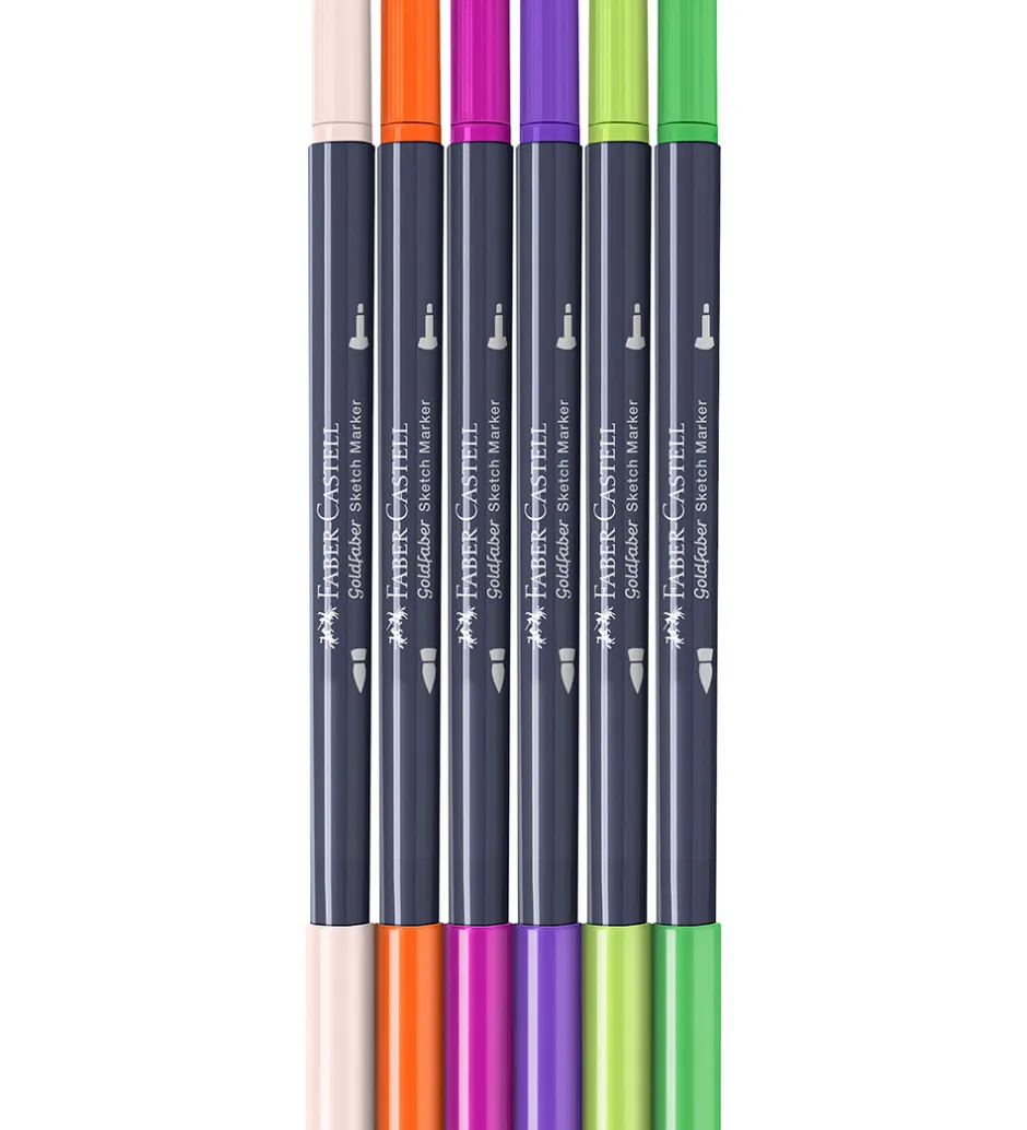 Tuscher - 6 Stk. - Goldfaber Sketch - Graphic Nove>Faber-Castell New