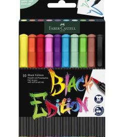 Tuscher - Black Edition - 10 stk.>Faber-Castell Hot