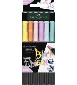Tuscher - Black Edition - 6 Stk. - Pastel>Faber-Castell Clearance
