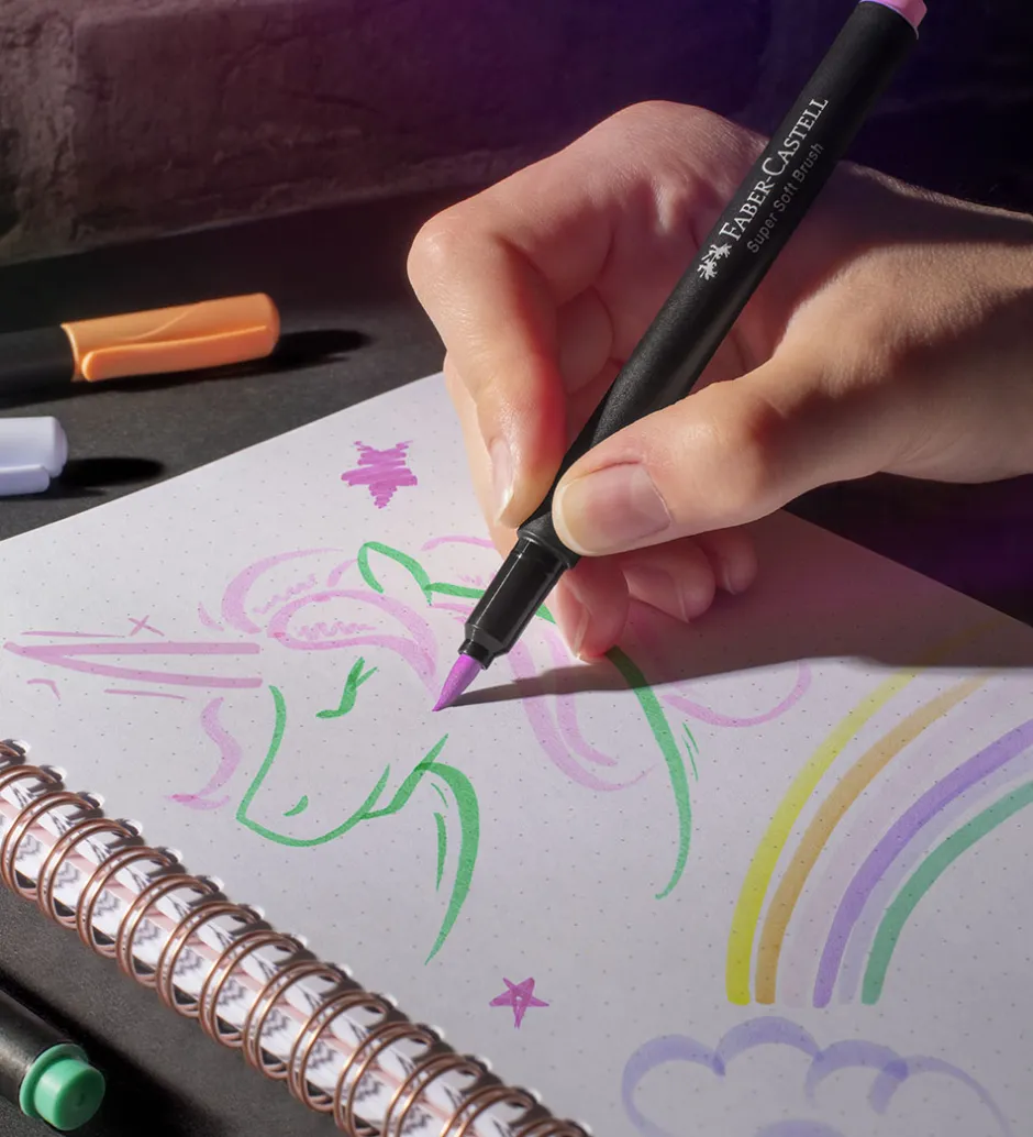 Tuscher - Black Edition - 6 Stk. - Pastel>Faber-Castell Clearance